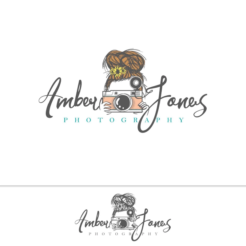 Camera body constructed from letterforms for creative photography branding