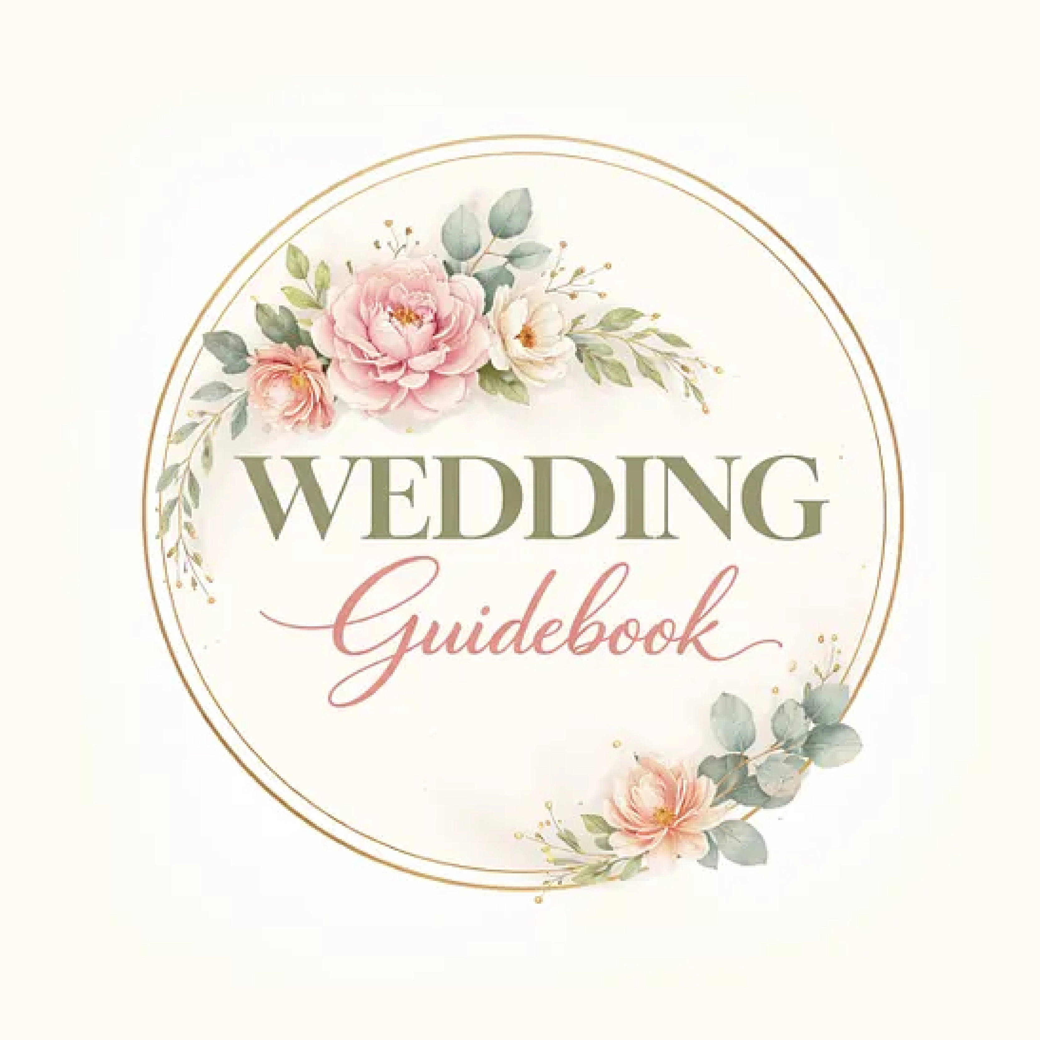 Example of script watermark font on wedding photo