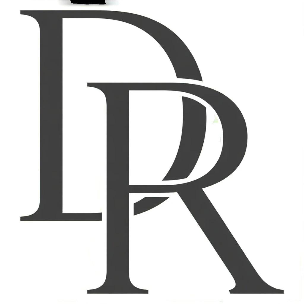 monogram photography watermark logo design