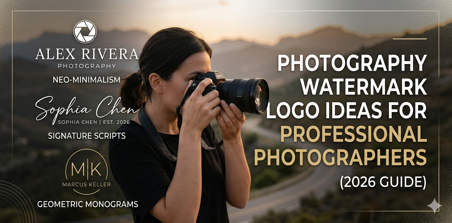 Photography Watermark Logo Ideas for Professional Photographers (2026 ...
